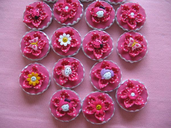 latinha mint to be decorado com feltro e fuxico